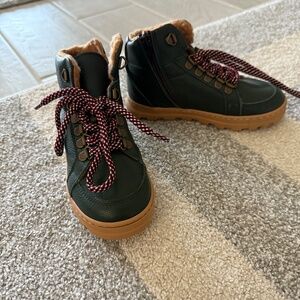 Child's German Size 28 Hunter Green Mountain Boot